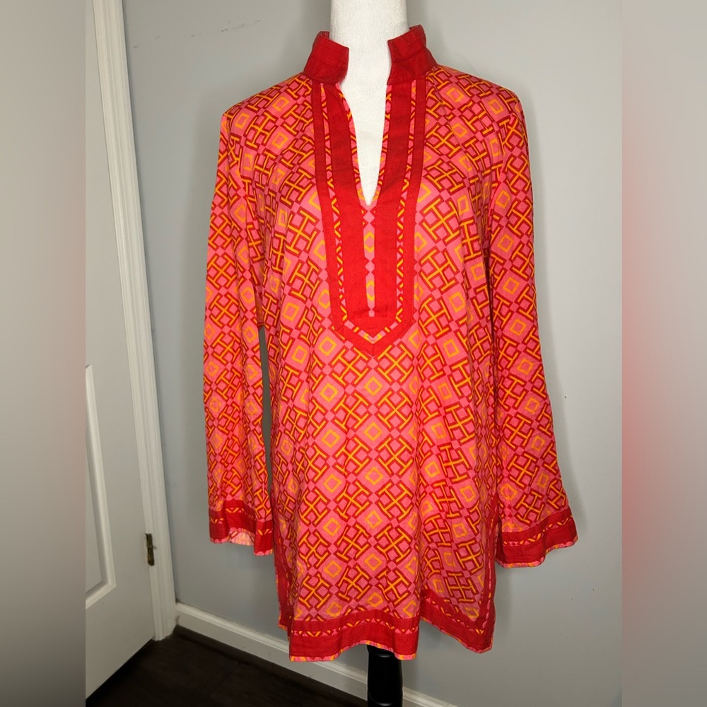 Tory Burch 4T 100% Cotton Printed Tunic